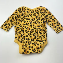 Load image into Gallery viewer, Girls Baby Berry, leopard print cotton bodysuit / romper, GUC, size 00,  