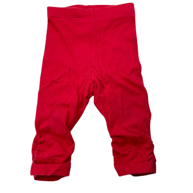 Girls Dymples, red ruched leggings / bottoms, GUC, size 00,  