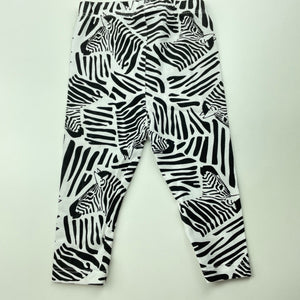 Girls Dymples, zebra print leggings / bottoms, EUC, size 00,  