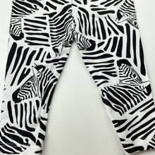 Load image into Gallery viewer, Girls Dymples, zebra print leggings / bottoms, EUC, size 00,  