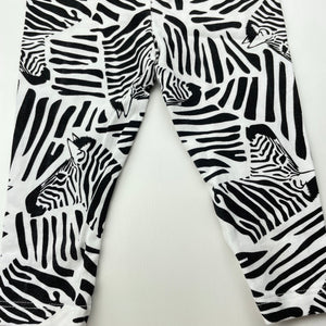 Girls Dymples, zebra print leggings / bottoms, EUC, size 00,  