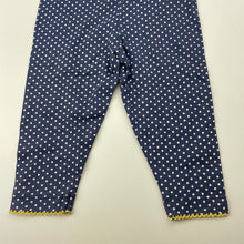 Load image into Gallery viewer, Girls spotted, leggings / bottoms, elasticated, EUC, size 0,  