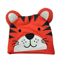 Load image into Gallery viewer, unisex Baby Berry, stretchy hat / beanie, tiger, GUC, size 000-00,  