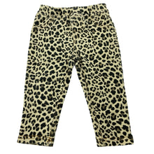 Load image into Gallery viewer, Girls Baby Berry, stretchy leopard print pants / bottoms, GUC, size 0,  