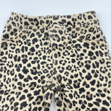 Load image into Gallery viewer, Girls Baby Berry, stretchy leopard print pants / bottoms, GUC, size 0,  