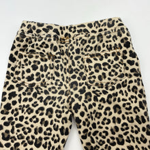 Load image into Gallery viewer, Girls Baby Berry, stretchy leopard print pants / bottoms, GUC, size 0,  