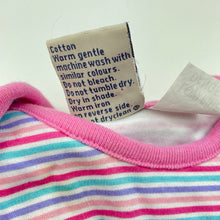 Load image into Gallery viewer, Girls NOW, striped cotton romper, GUC, size 00,  