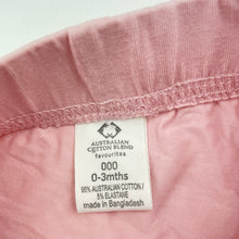 Load image into Gallery viewer, Girls Favourites, pink stretchy leggings / bottoms, GUC, size 000,  