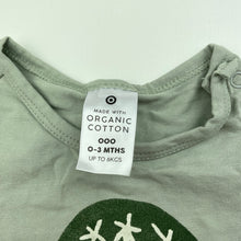Load image into Gallery viewer, unisex Target, organic cotton blend bodysuit / romper, GUC, size 000,  
