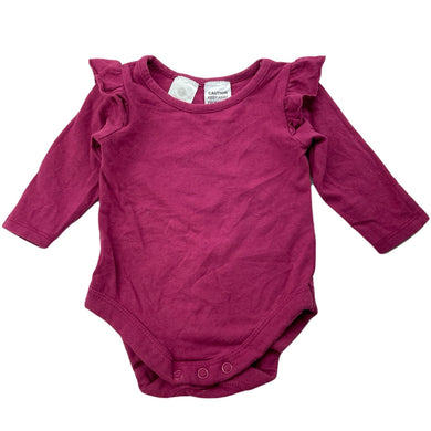 Girls Dymples, soft feel stretchy bodysuit / romper, GUC, size 000,  