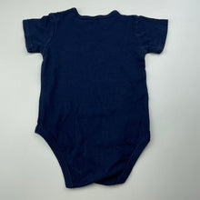 Load image into Gallery viewer, Girls Ollies Place, navy cotton bodysuit / romper, GUC, size 1,  