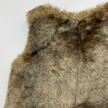 Load image into Gallery viewer, Girls lined, faux fur vest, two hook fasten, no labels, armpit to armpit: 27cm, EUC, size 1-2,  