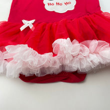 Load image into Gallery viewer, Girls red, Christmas tutu romper, GUC, size 1,  