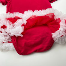 Load image into Gallery viewer, Girls red, Christmas tutu romper, GUC, size 1,  