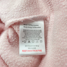 Load image into Gallery viewer, Girls Pumpkin Patch, pink fleece zip hoodie sweater, GUC, size 4,  