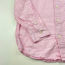 Load image into Gallery viewer, Boys Gymboree, pink linen / cotton long sleeve shirt, GUC, size 5-6,  