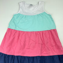 Load image into Gallery viewer, Girls Target, cotton casual summer dress, GUC, size 6, L: 60cm