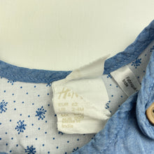 Load image into Gallery viewer, Girls H&amp;M, lined lightweight floral cotton dress, GUC, size 000, L: 35cm
