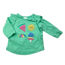 Load image into Gallery viewer, Girls Target, cotton long sleeve top, GUC, size 000,  