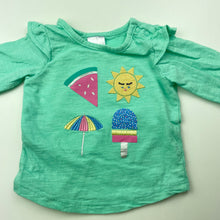Load image into Gallery viewer, Girls Target, cotton long sleeve top, GUC, size 000,  