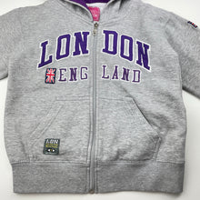 Load image into Gallery viewer, unisex GLOBAL FASHION LINKS, fleece lined zip hoodie sweater, pilling, FUC, size 7-8,  