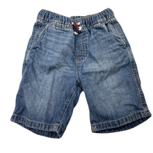 Load image into Gallery viewer, Boys blue, denim shorts, elasticated, no labels, W: 23.5cm across unstretched, GUC, size 2-3,  