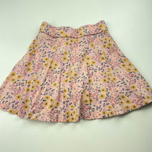 Load image into Gallery viewer, Girls Anko, floral cotton skirt, built-in shorts, elasticated, GUC, size 8,  