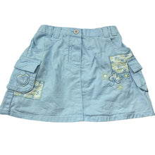Load image into Gallery viewer, Girls Target, embroidered cotton skirt, elasticated, L: 25cm, FUC, size 1,  