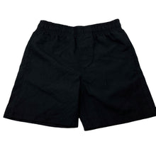 Load image into Gallery viewer, unisex School Zone, black lightweight shorts, elasticated, EUC, size 4,  