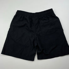 Load image into Gallery viewer, unisex School Zone, black lightweight shorts, elasticated, EUC, size 4,  