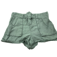 Load image into Gallery viewer, Girls Anko, sage lyocell shorts, elasticated, FUC, size 7,  