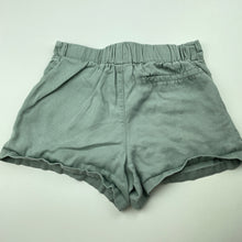 Load image into Gallery viewer, Girls Anko, sage lyocell shorts, elasticated, FUC, size 7,  