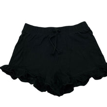 Load image into Gallery viewer, Girls Anko, black cotton shorts, elasticated, EUC, size 9,  