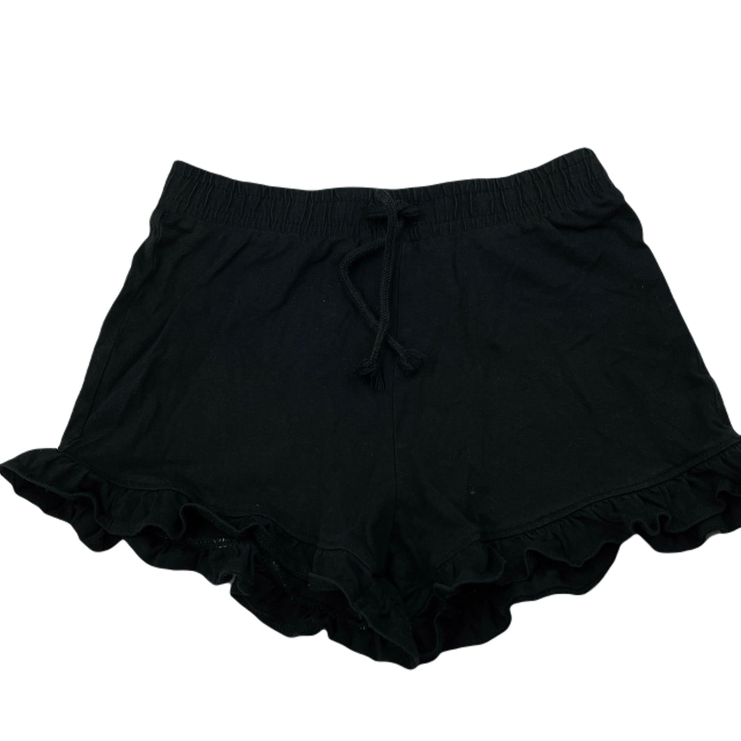 Girls Anko, black cotton shorts, elasticated, EUC, size 9,  