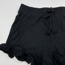 Load image into Gallery viewer, Girls Anko, black cotton shorts, elasticated, EUC, size 9,  