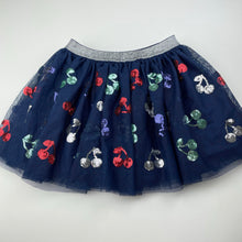Load image into Gallery viewer, Girls Target, cotton lined tulle &amp; sequin skirt, elasticated, EUC, size 5,  
