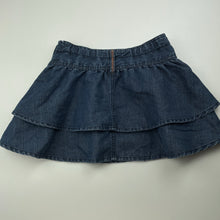 Load image into Gallery viewer, Girls Target, embroidered denim skirt, adjustable, L: 29cm, EUC, size 5,  