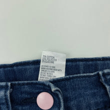 Load image into Gallery viewer, Girls Anko, embroidered stretch denim skirt, adjustable, L: 25cm, GUC, size 5,  