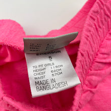 Load image into Gallery viewer, Girls Emerson, lightweight shorts, elasticated, GUC, size 5,  