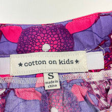Load image into Gallery viewer, Girls Cotton On, lightweight floral cotton skirt, adjustable, L: 31cm, GUC, size 5-6,  