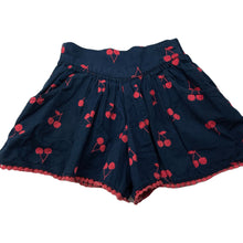 Load image into Gallery viewer, Girls Target, navy cotton shorts / skort, elasticated, GUC, size 4,  
