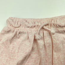 Load image into Gallery viewer, Girls Anko, pink marle shorts, elasticated, EUC, size 6,  