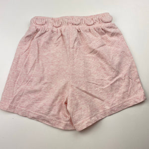Girls Anko, pink marle shorts, elasticated, EUC, size 6,  