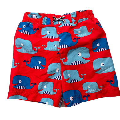 Boys M&S, lined board shorts, elasticated, EUC, size 0,  