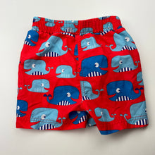 Load image into Gallery viewer, Boys M&amp;S, lined board shorts, elasticated, EUC, size 0,  