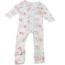 Load image into Gallery viewer, Girls Toshi, floral cotton zip coverall / romper, FUC, size 00,  