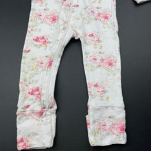 Load image into Gallery viewer, Girls Toshi, floral cotton zip coverall / romper, FUC, size 00,  