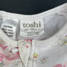 Load image into Gallery viewer, Girls Toshi, floral cotton zip coverall / romper, FUC, size 00,  