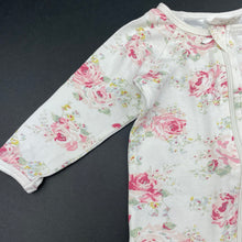 Load image into Gallery viewer, Girls Toshi, floral cotton zip coverall / romper, FUC, size 00,  
