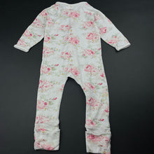 Load image into Gallery viewer, Girls Toshi, floral cotton zip coverall / romper, FUC, size 00,  